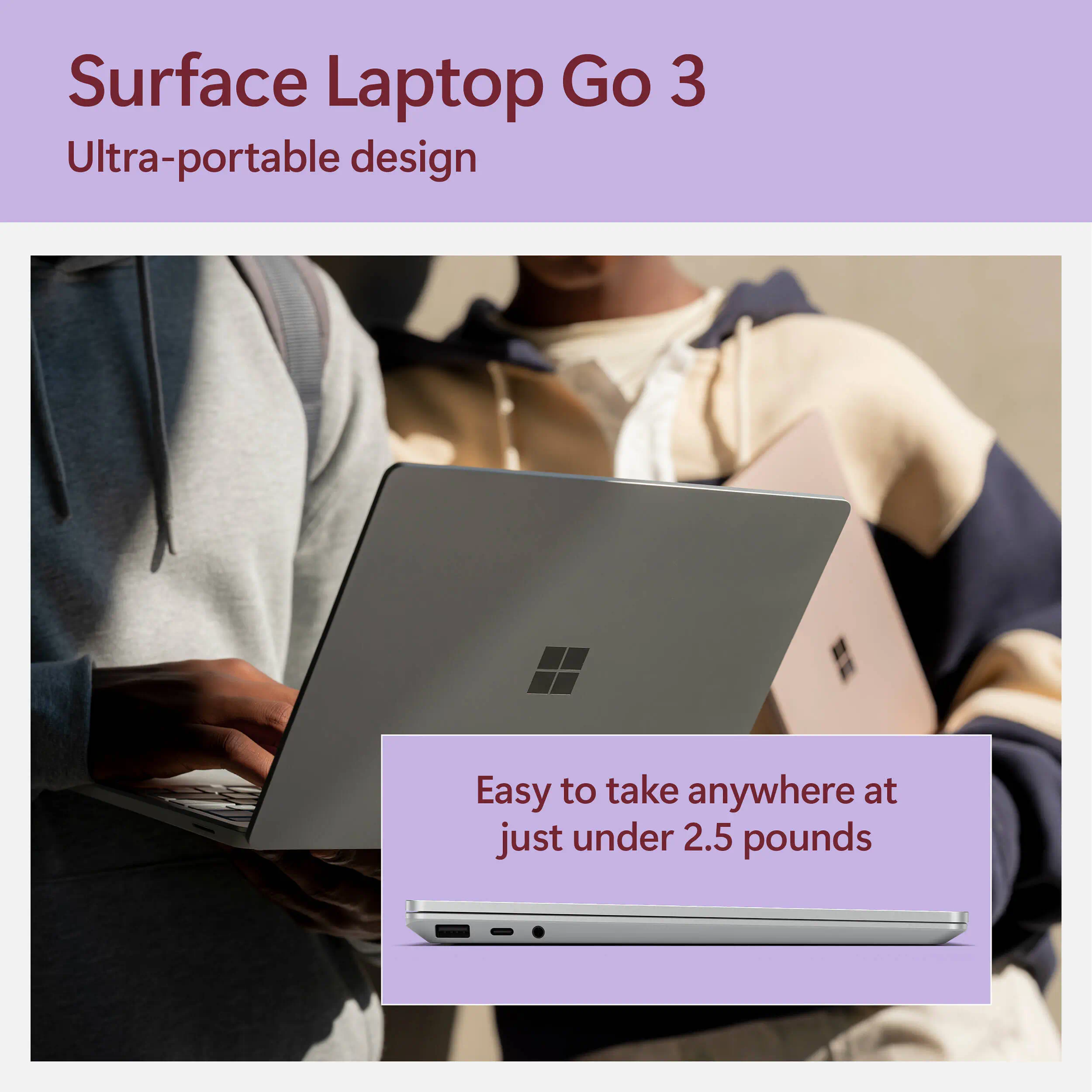 طراحی  Surface Laptop Go 3 i5-16GB-512GB 2023