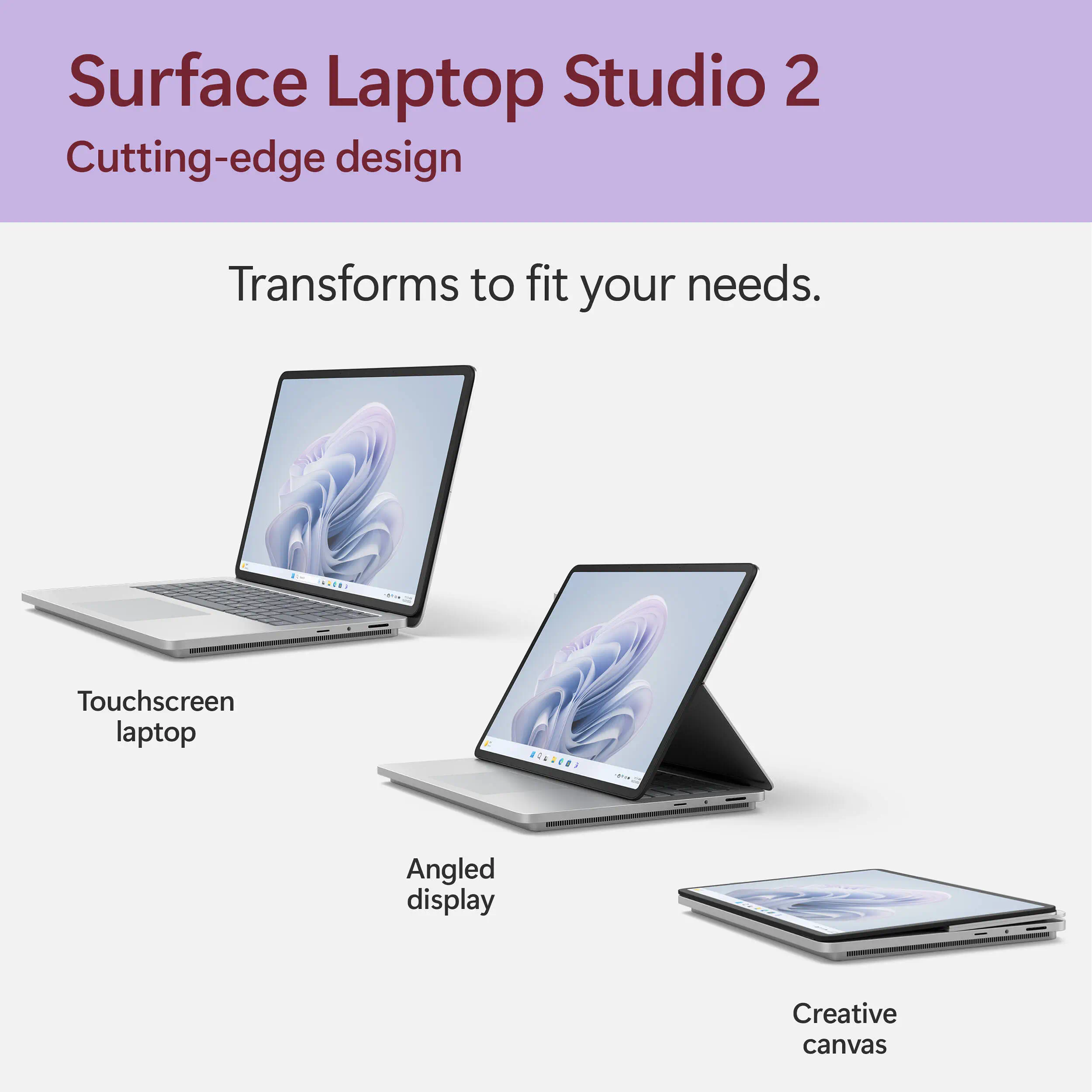 Surface Laptop Studio 2 i7-64GB-1TB RTX 4050