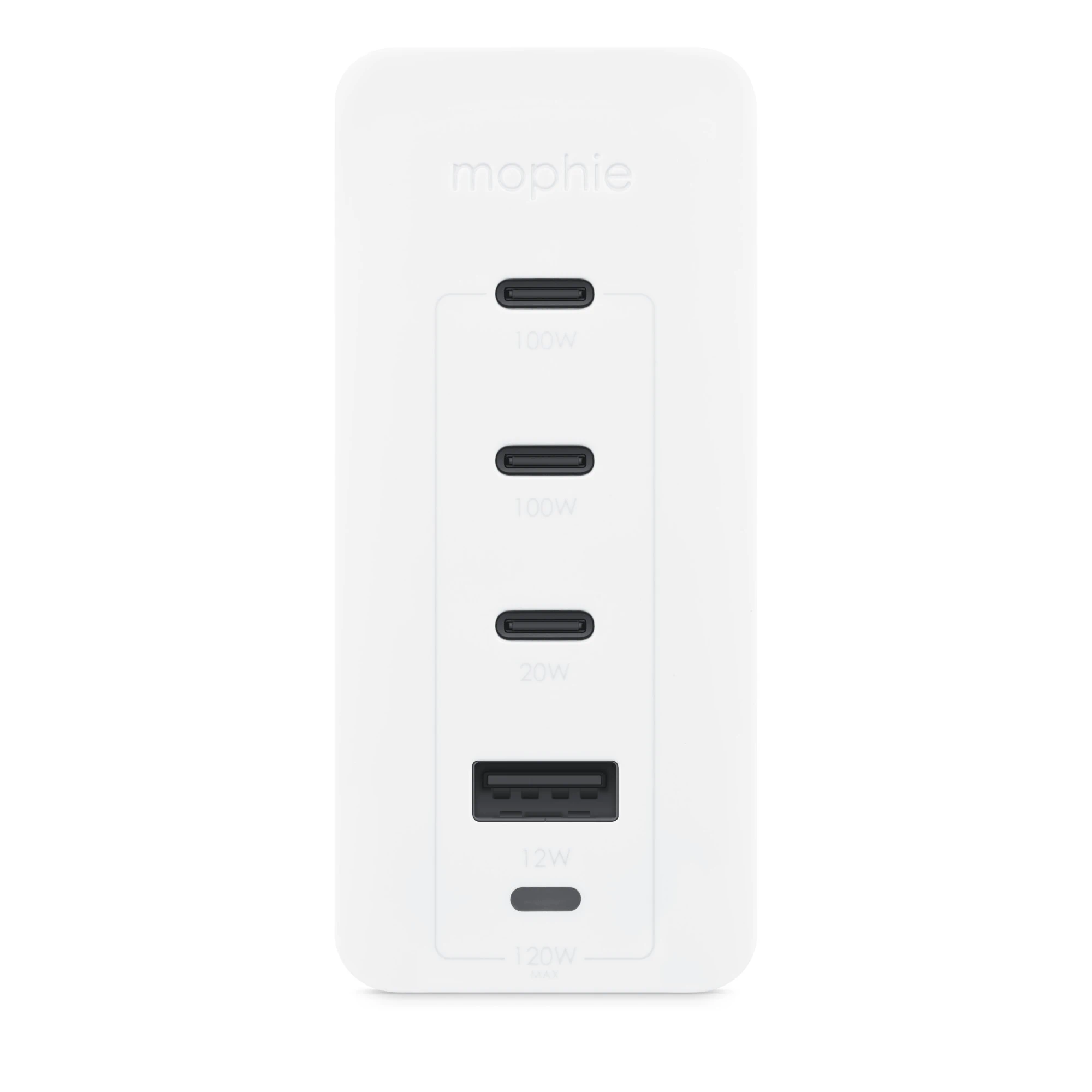 شارژر دیواری 120 وات موفی مدل Mophie Essentials GaN 120W USB-C & USB-A