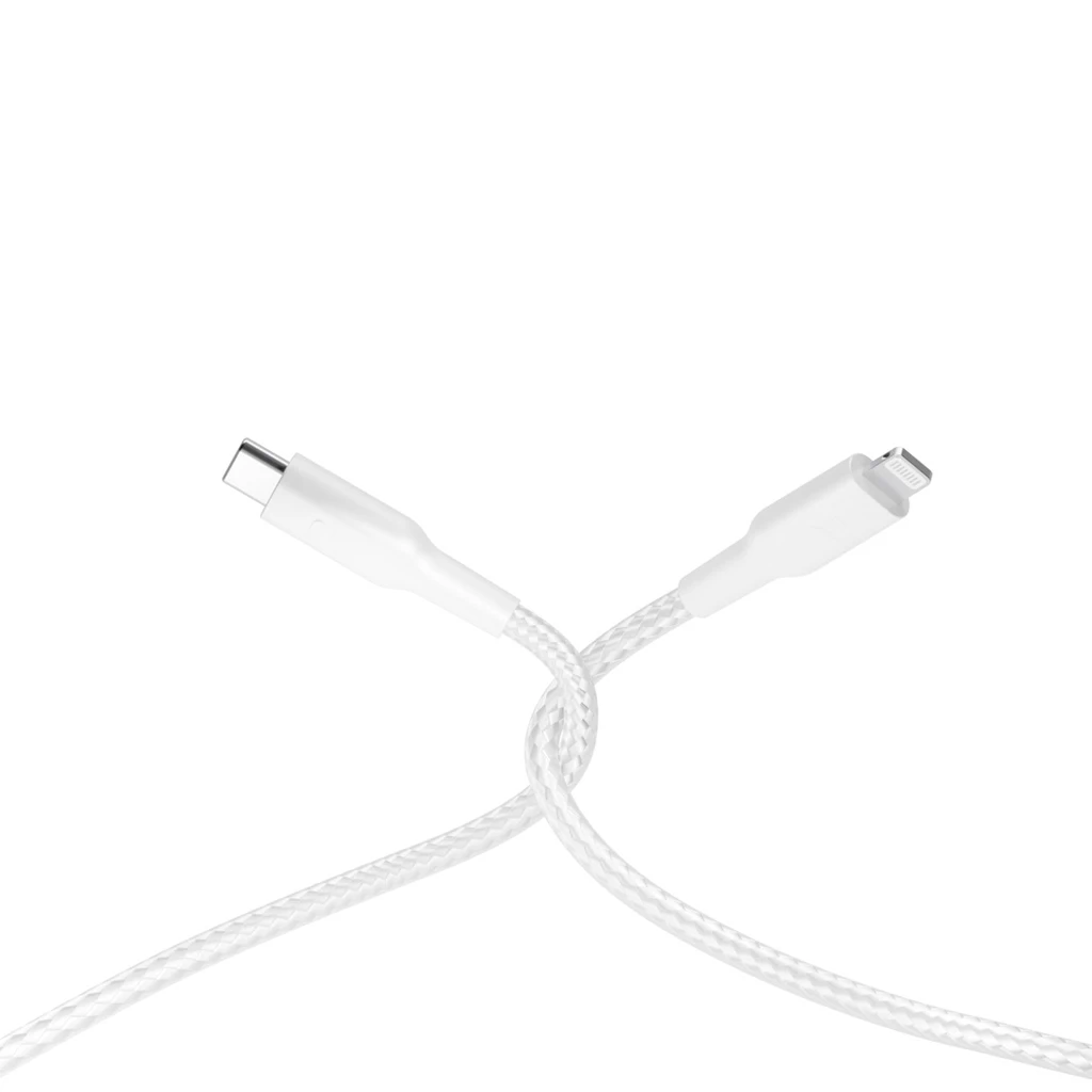 کابل شارژ 1.2 متری پاورولوژی مدل USB-C to Lightning