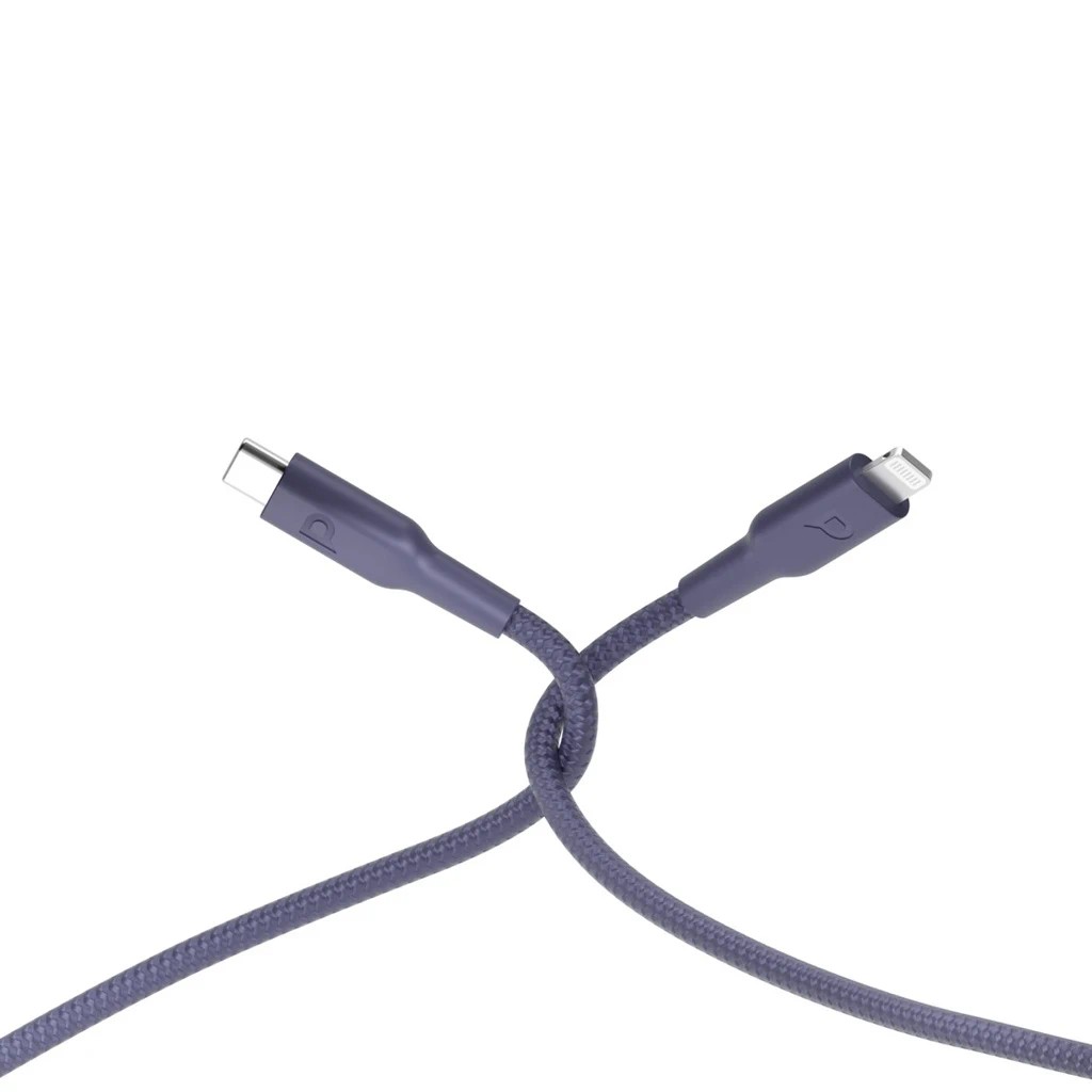 کابل شارژ 1.2 متری پاورولوژی مدل USB-C to Lightning