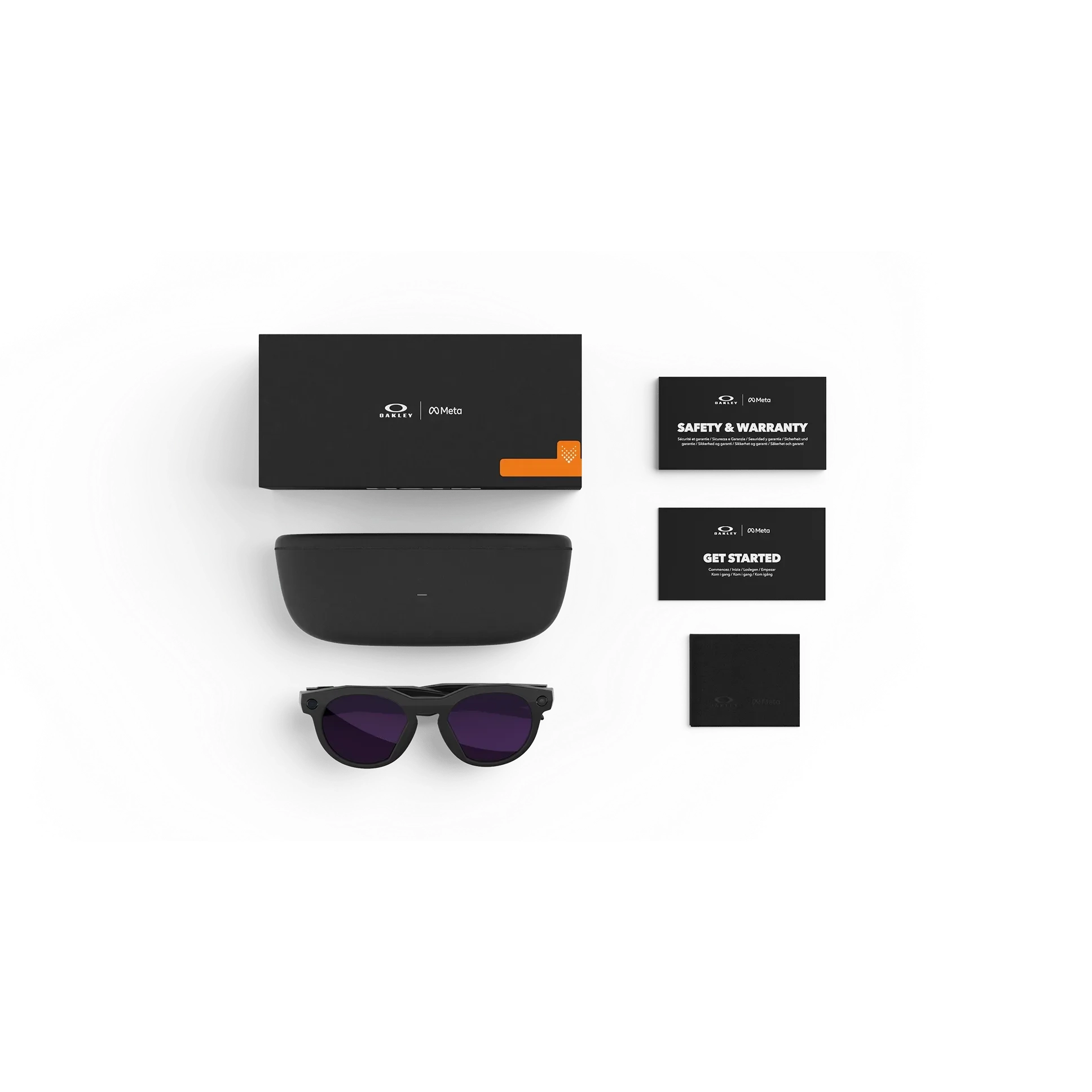 عینک هوشمند اوکلی مدل OAKLEY Frame Black Lens Clear to Amethyst Transitions