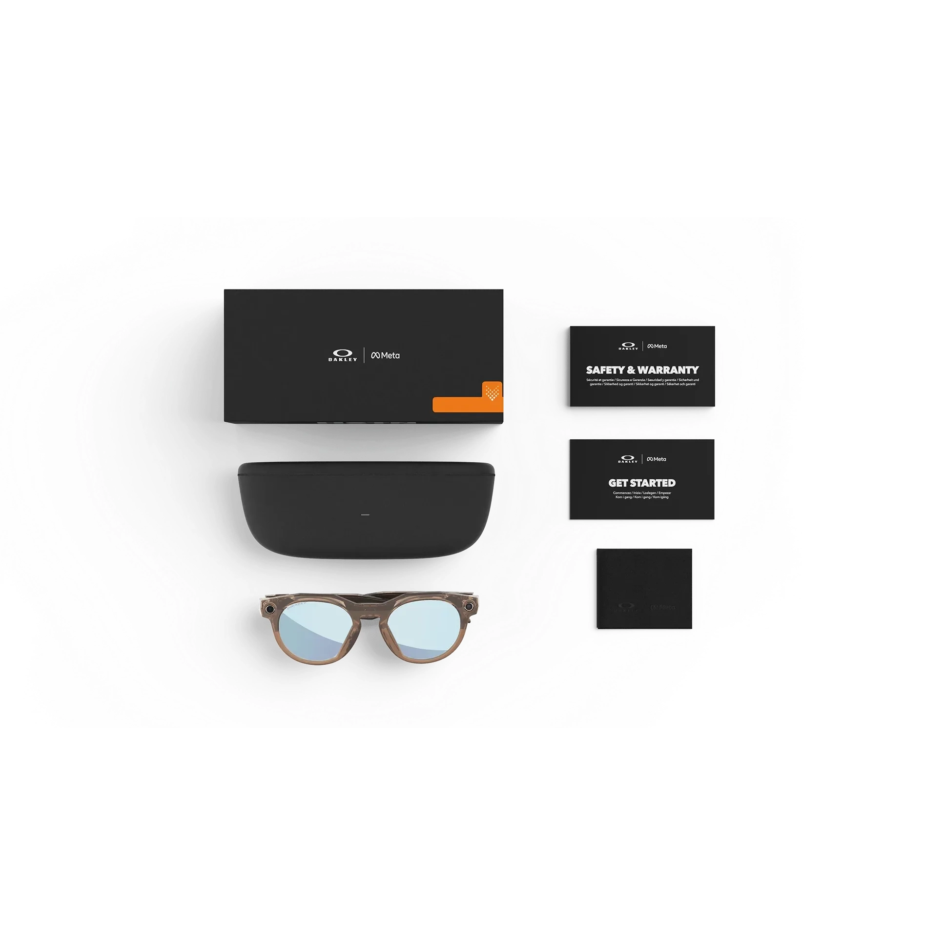 عینک هوشمند اوکلی مدل OAKLEY Frame Brown Smoke Lens Prizm Deep Water Polarized
