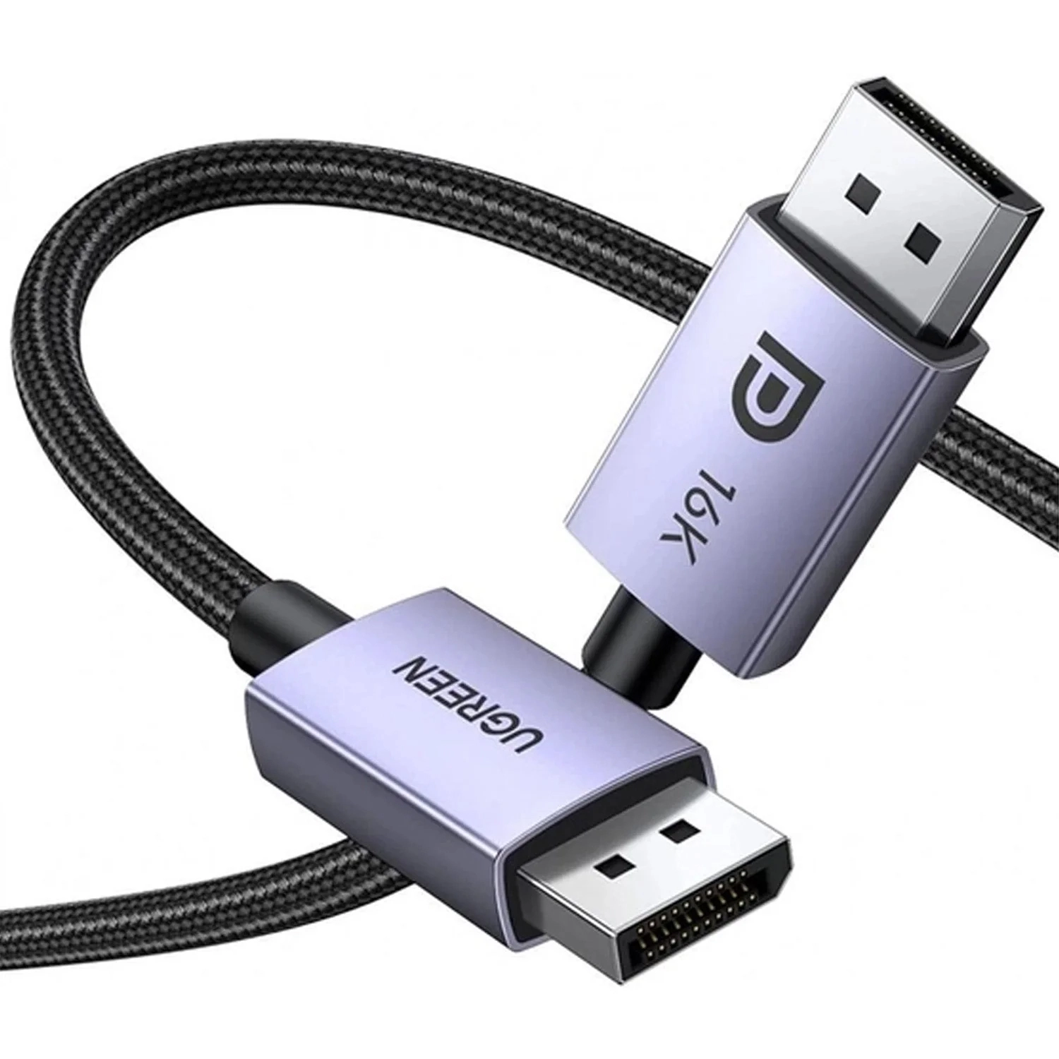 کابل تصویر یوگرین مدل UGREEN Cable DP 2.1 16K 30Hz 8K 240Hz HDR DP118