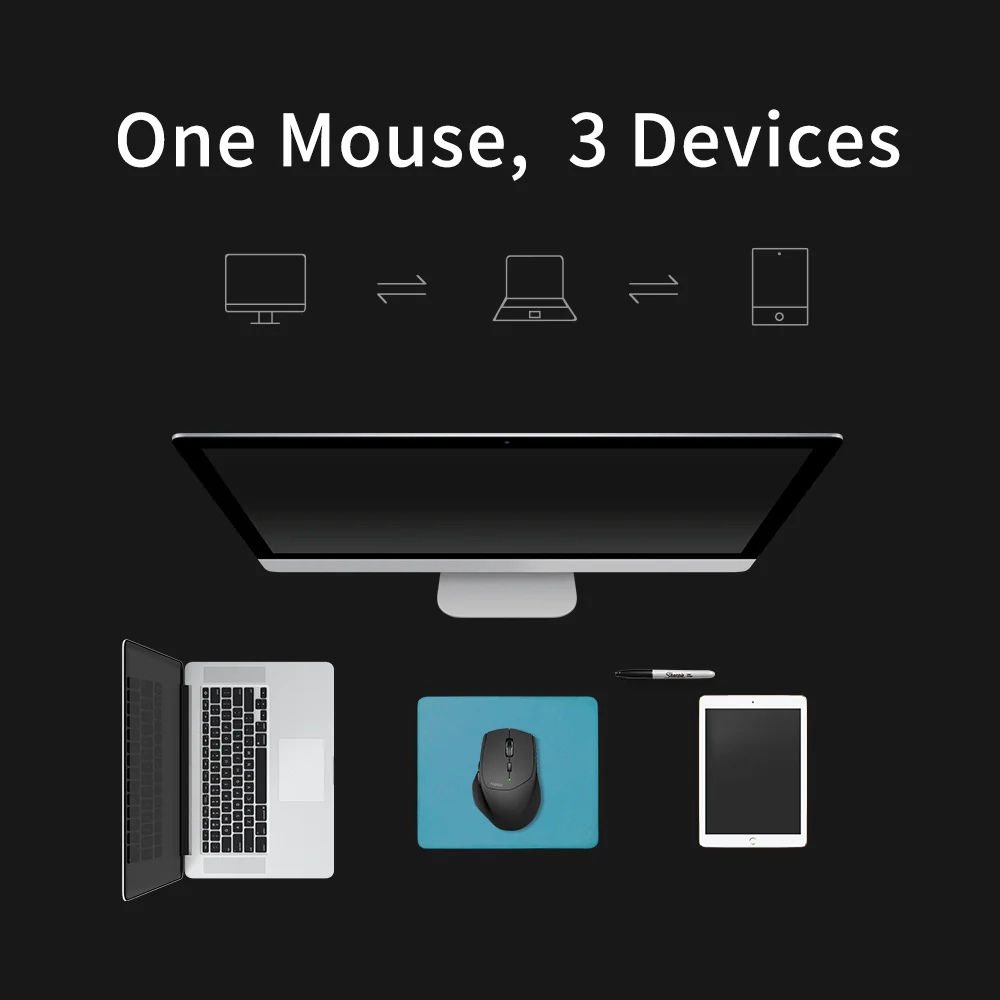 ماوس رپو مدل Rapoo MT550 Mouse