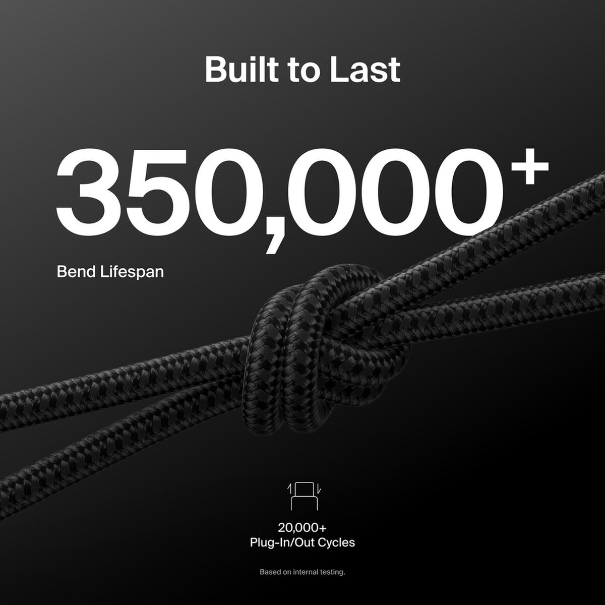 کابل 1 متری بلکین مدل Braided USB-C to USB-C Cable 60W CAB024fq1M