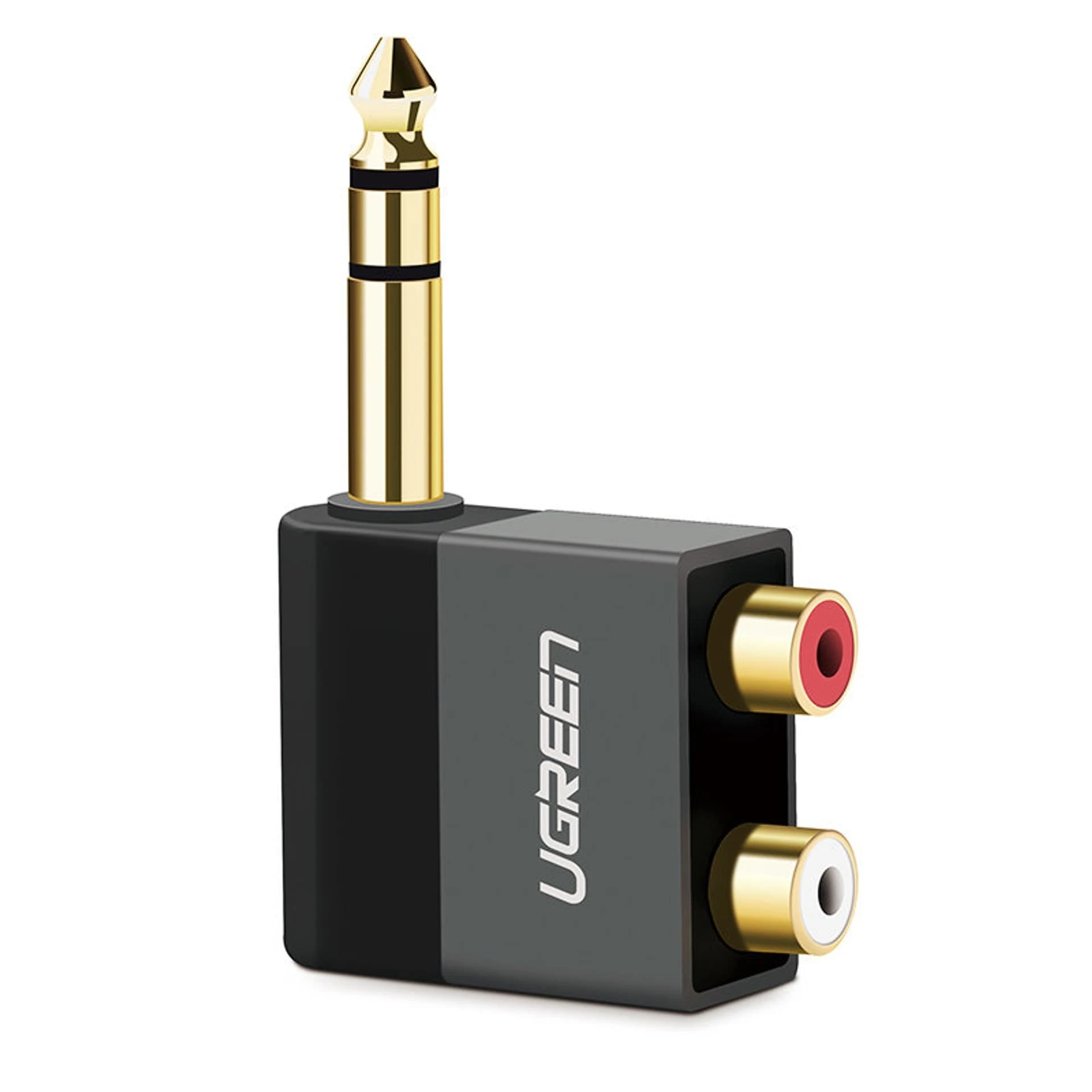 مبدل صدا یوگرین مدل UGREEN AV147 6.35 Male to 2x RCA Female Adapter AV147